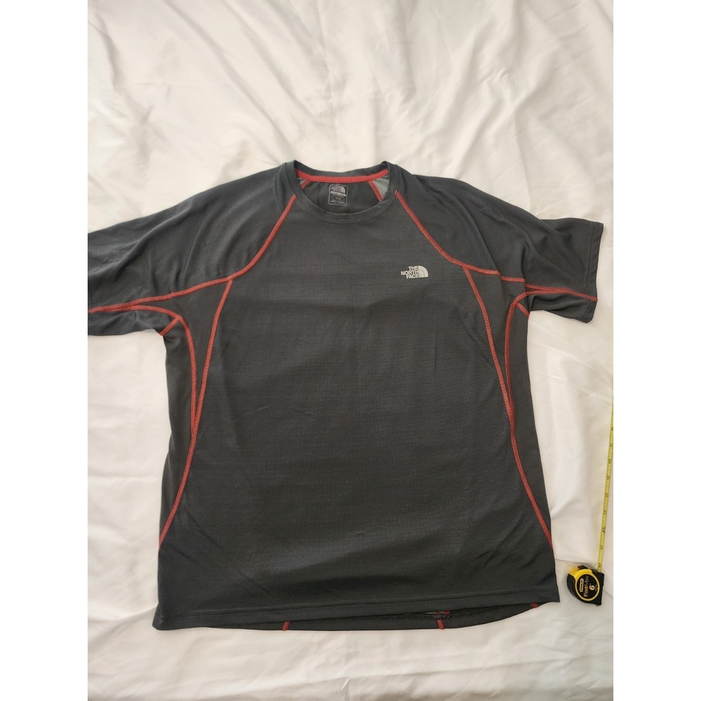 The North Face Gray and Red Men's Shirt